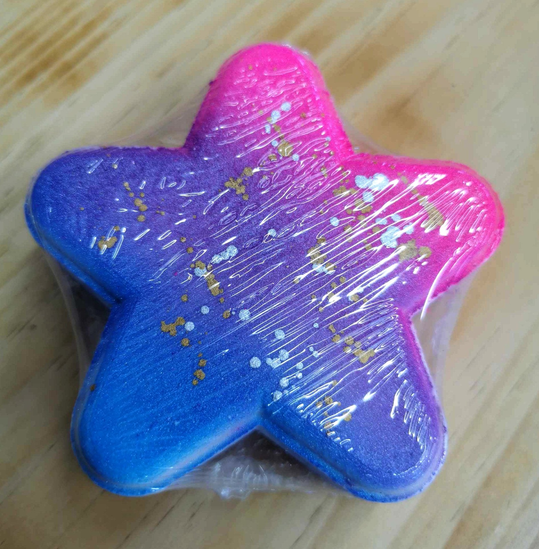 Bombe de bain - Grosse Étoile - Mangue Papaye